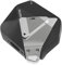 Aulumu A29 Custodia Geometrica per AirPods 4 con Chiusura | Cover Protettiva con Cinturino in Nylon | Armatura in Lega | Compatibile con Apple AirPods 4ª Generazione (2024) – Nero