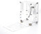 Mini Itx Gaming PC Case, Plexiglass Shell Compact Computer Base, Dissipation de Chaleur à 360 ° pour Mini Composants Composants Mini Itx Mère, Alimentation Flex (Transparent)
