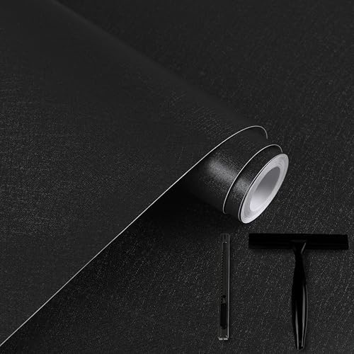 Alened Klebefolie Möbel Schwarz Möbelfolie Selbstklebend Inklusive Toolkit