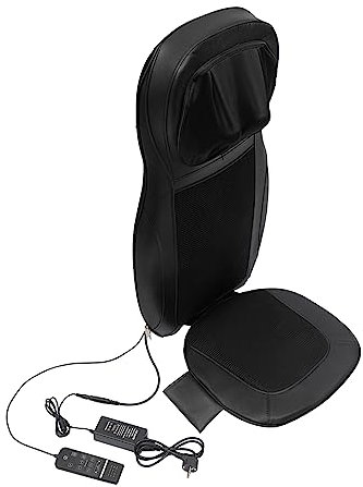 HOARLICN Massagesessel Ganzkörpermassage，Shiatsu Massagegerät 60 X 71cm 70w 60kg mit 3 Leistungsstufen 3 Massagetechniken Mit Brennend Heiß Auf Dem Rücken Sein (Schwarz)