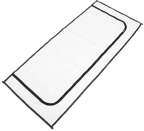 VILLFUL Cortina De Puerta Cremallera Puerta Mosquitera para Perros y Gatos Prueba De Agua para Balcones y Ventanas Material Resistente