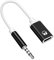 NVOQILIN Adaptador de sonido macho a tipo C hembra de 3,5 mm a cable auxiliar de auriculares planos para S23 S23+ S22 S21