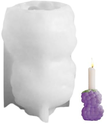 Moules à fruits pour la fabrication de bougies – Moule en silicone pour décoration de cupcakes, pâte à sucre, pâte à sucre, pâte à sucre, pâte à dessert, argile