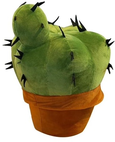 TROYSINC Kaktus Kuscheltier, Kaktus Plüschtier Plushies Weiches Kaktus Pflanze im Topf Stofftier Kissen Geschenk für Kinder (25cm)