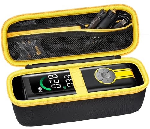 Carrying Case Compatible with Fanttik X10 Cross/for X9 APEX/for X8 APEX/APEX EV Tire Inflator Portable Air Compressor, Storage Holder with Mesh Pocket for Fantik Air Pump & Accessories (Bag Only)