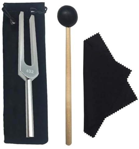 432 Hz Stimmgabel Edelstahl Instrumente Stimmgerät für Heilung Chakra, Klangtherapie