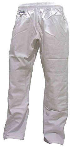 Pantalon de judo blanc, taille élastique, 2025180, Weiß, 180