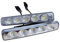 AUTO-STYLE Satz Universal-Tagfahrleuchten (TFL) - 4W Spot Light LED - 192x32x41,5mm - inkl. E-Prüfzeichen