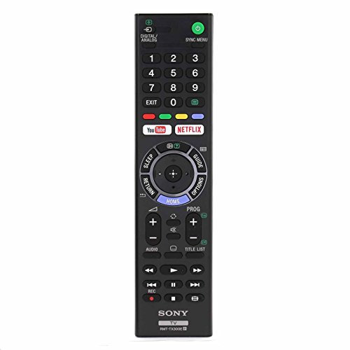 Sony RMT-TX300E RMTTX300E 149331411 Telecomando per LCD LED 3D HD Smart TV'S con i pulsanti Youtube di Netflix - Con due batterie AAA 121AV incluse