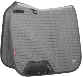 LeMieux Dressur Self Cool Square Schabracke - Schabracken für Pferde - Reitausrüstung und Zubehör (Polar Grey - Large)