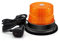 AnTom Rundumleuchte,12V-24V Gelb Rundumleuchte 10 Blitzmuster12V-24V 60LEDs mit magnetischem und 3 Meters-Kabel für Gabelstapler-Traktor Golfwagen Anhänger LKW Upgrade