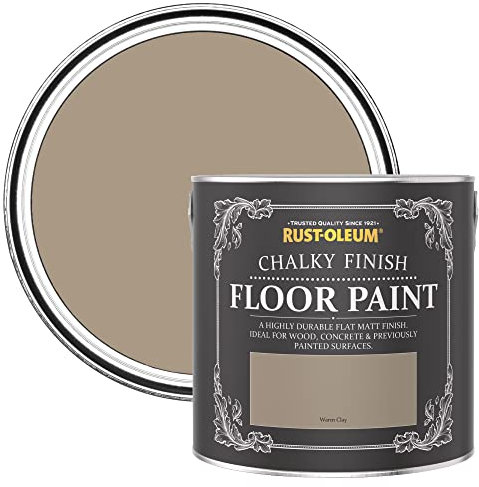 Rust-Oleum Light Brown Scratch-Resistant Floor Paint in Matt Finish - Warm Clay 2.5L