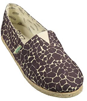 Paez Damen Classic Raw Animal Print Espadrilles, Marrón, 35 EU