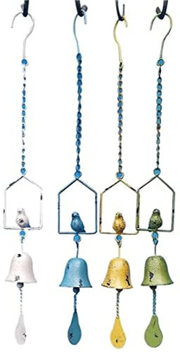 Windspiele Windspiel Garten Vogel Windspiele Eisen Vintage Äolische Glocke Zum Aufhängen Für Windspiele Garten Windspiele Dekoration Windspiel Balkon (Color : All of Them)