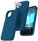 TOCOL Silicone for iPhone 14 Case 6.1-Inch, Liquid Silicone Multi-Color Slim Silky-Soft Touch Anti-Scratch Shockproof Protective Phone Cover, Midnight Blue