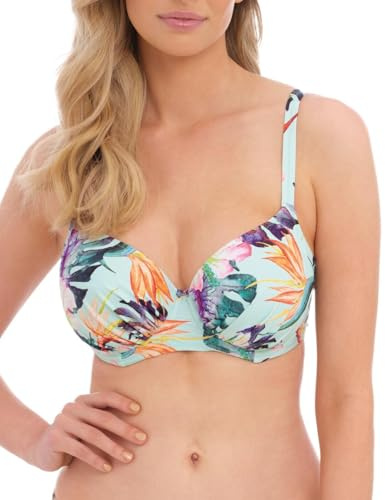 Fantasie Women's Paradiso Underwire Gathered Full Cup Bikini Top