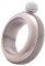 Jojomino Edelstahl Armband Flaschen Tragbare Whisky Flachmann Flagon Trink Flasche KüChe BehäLter, Silber