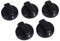 Manopola per stufa a gas, 8 mm, manopole di ricambio universali per cucina, barbecue, fornelli, 5 pezzi