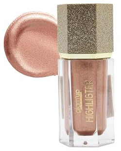 Glam'Up Paris – Flüssiger Highlighter – leichter flüssiger Highlighter – Beauty Glow Highlight – Textmarker wasserfest für Gesicht oder Körper – Creme-Textur – langanhaltend – Nr. 2 – Roségold