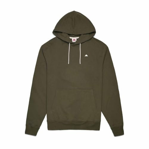 Robe di Kappa Felpa con Cappuccio 66113BW Robe Giovani Gramys Verde Militare (XL)