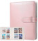 Photo Album for Fujifilm Instax 3-inch Film Polaroid Photos, Mini Album 256 Pockets Camera Accessories Photo Album Compatible with Fujifilm Instax 12 11 9 8+ 8 7S 50S 40 26 25 (Pink)