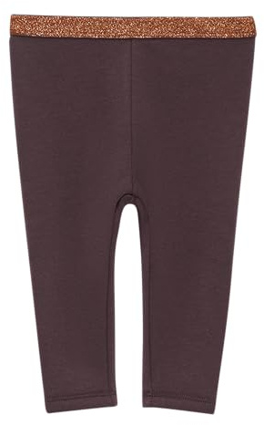 s.Oliver Thermofleece-Leggins mit Glitzer-Elastikbund aubergine 80