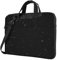 AABSTBFM San Francisco bedruckte Laptoptasche – Laptop-Hülle – moderne Laptop-Umhängetasche Computertasche für Business, Reisen, Schule, Büro, Schwarz Glitter, 15.6 inch
