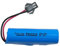 efaso Akku 3,7V 14500 1000 mAh Li-Ionen Akku HBX Stecker, Akku für 99807 Panzer kompatibel mit Akku DEERC DE45 DE35