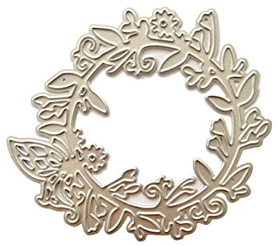 KAHDGSS Metal Stanze Schnitts Blumenkranz Schneiden Stanze Schablone Vorlage Für Scrapbook Album Paper Card Präge Basteln