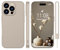 KPPIT for iPhone 16 Pro case silicone,iPhone 16 Pro Phone case shockproof 6.3,Full camera coverage Military-Grade Protection 360°,With hand strap slim Protective Case-Titanium Gray