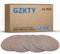 GZKTY Lot de 40 feuilles de papier abrasif de 150 mm - Disques abrasifs excentriques - Grain 60 - Résistant aux encrassements pour ponceuse excentrique - Polisseuse