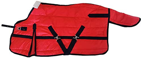 Winter-Pferdedecke, Fliegendecke für Pferde, 600D, leichte Decke mit Fleecefutter, wasserdichte Regendecke für Pferde, Keine Baumwolle hinzufügen (Größe: 90 cm (35 Zoll))