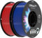 Creality CR-PETG Filament 1.75mm 2kg Rot Blau, 3D Drucker Filament PETG, Maßgenauigkeit +/-0,02mm Vakuumverpackung Ordentliche Spule (2 x 1kg Spule, Rot Blau)