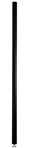 Raumteiler Paravent Trennwand Wandtrennwand Raumtrenner Boden Bis Decke 2 3 4 5 6 7 8 Fuß Hoch, Wohnbereich Küche Schlafzimmer Badezimmer Raumtrenner Holzsäulen, Installation Ohne Bohrer(Black,Height
