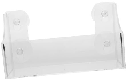 Cabilock Portabebidas Ventosa para Puerta De Refrigerador Organizador De Latas De Bebidas De Acrílico Estante Lateral para Refrigerador Estante Ventosa para Especias para Organizar Bebidas