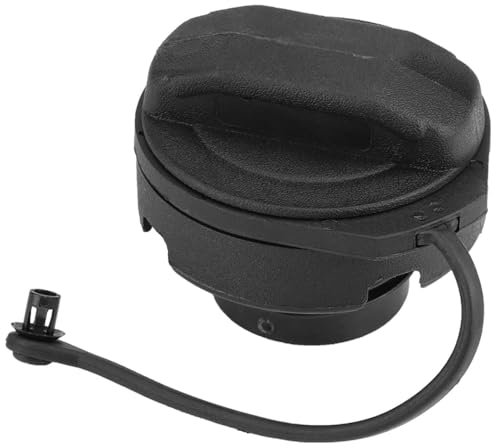 KOMUNJ Treibstoff Deckel, Benzin Diesel Tankdeckel, Tankdeckel mit Halteband, Tankdeckel, Treibstoff Deckel, Auto-Tankdeckel, Tankdeckel, Fit Für Vw Golf Jetta Bora Polo Audi A1 A2 A3 A4 A6, Butyeak