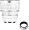 Obiettivo cinematografico manuale professionale full frame 7artisans 16 mm T2.5 serie Infinte, compatibile con attacco EF per fotografia e riprese video, bianco