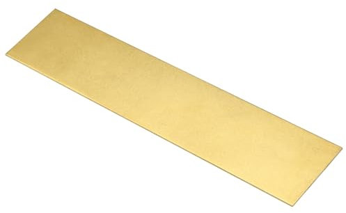 TA-VIGOR 1Pcs H62 Brass Sheet, 200mm x 50mm x 1mm Metal Sheet Brass Plates for DIY Crafts, Electrical, Repairs, Industry