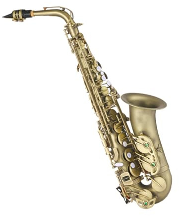 Saxophone für Musikliebhaber Professionelles Altsaxophon in Instrumentenqualität für Anfänger und Erwachsene in Es(Bronze)