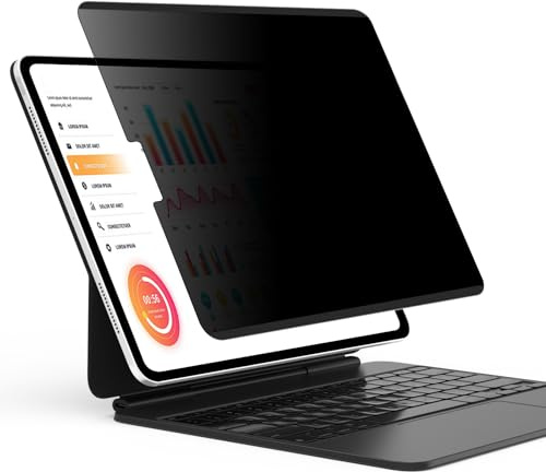 STARY Magnetischer Sichtschutz für iPad Mini A17 Pro/7. /6. 8,3 Zoll | Abnehmbarer, blendfreier Blaulicht-Spion, Anti-Reflexion, einfache Installation, hochempfindlicher Sichtschutzfilter