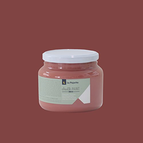 La Pajarita 105991 Pintura para Decoración y DIY, Chalk, 1, Rojo (Marsala)