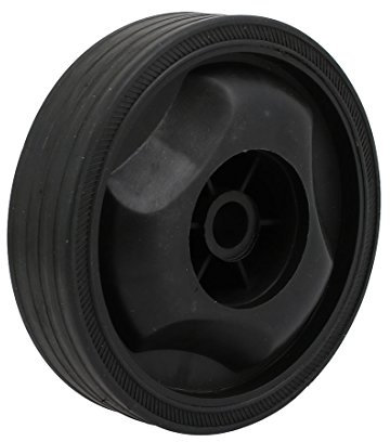 sourcingmap 115mm Dia Plastic Replacement Parts Wheel Casters Black for Air Compressor