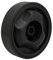 sourcingmap 115mm Dia Plastic Replacement Parts Wheel Casters Black for Air Compressor