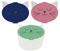 3 Pinselbecher mit 2 Tanks und Deckel / 3 Farben