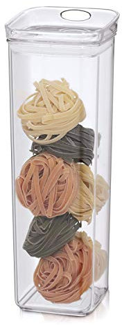 kela | Vorrats-Dose Jule mit Deckel | 1.9L | eckig | Frischhalte-Box | Kunststoff-Behälter klar| stapelbar | Lebensmittel-Aufbewahrung | aromadicht