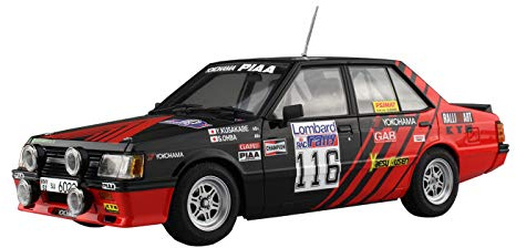 1/24 scale 1984 RAC Rally Mitsubishi Lancer Turbo model kit by Aoshima BeeMax