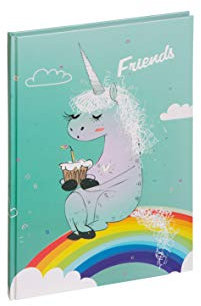 PAGNA 20358-15 Freundebuch Einhorn 60S