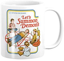 Steven Rhodes MG25680 11 oz/ 315 ml Let's Summon Demons Ceramic Mug
