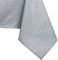 AmeliaHome 80x80 cm Tischdecke Tischtuch Tafeldecke Fleckschutz Lotuseffekt Abwaschbar Wasserabweisend Ornament Silber Gaia