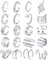 Milacolato 20Pcs Ear Cuff Set Damen Ohrmanschette Ohrringe Earcuffs Set Helix Knorpel Clip auf Wickelohrring Fakepircings Ohr Cuffs Ohrklemme Silber